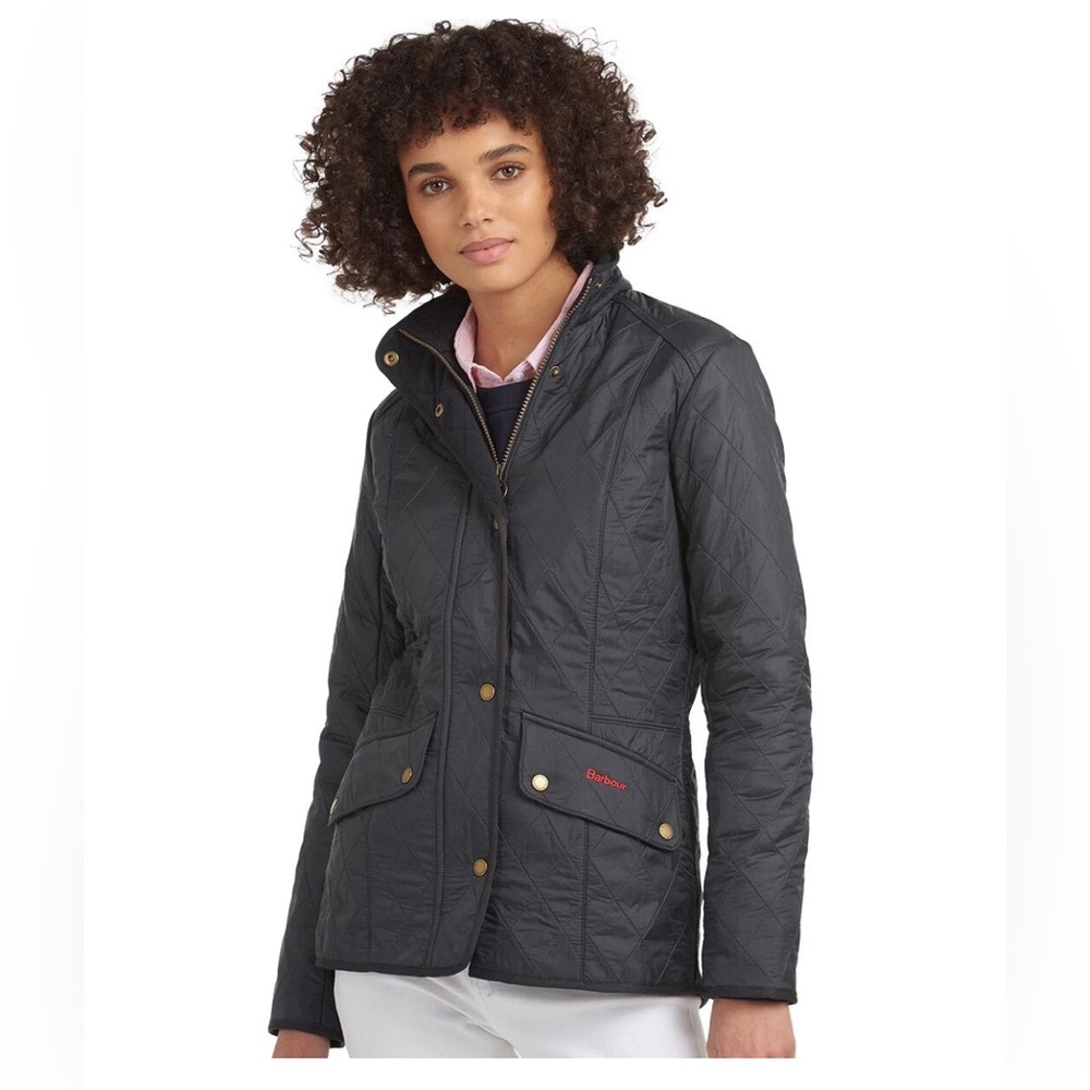 Barbour Cavalry Polarquilt Jacket - Navy US size 4, UK 8 EUC